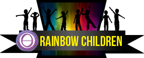Logo corso ThetaHealing Bambini arcobaleno
